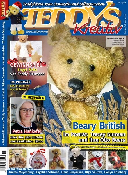 Teddys Kreativ – Januar 2022 Cover