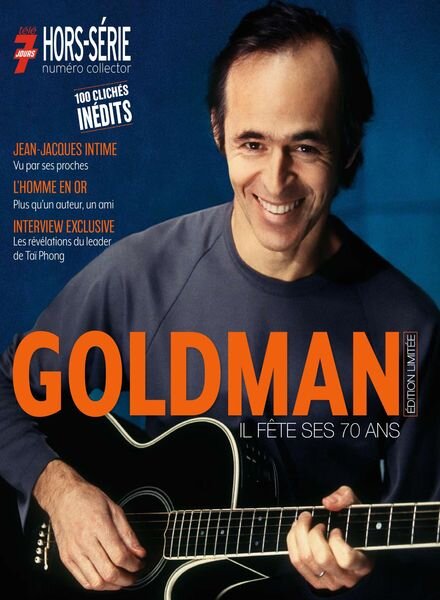 Tele 7 Jours – Hors-Serie – Jean-Jacques Goldman 2021 Cover
