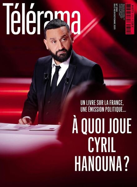 Telerama Magazine – 2 Octobre 2021 Cover