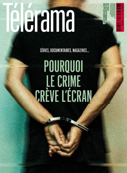 Telerama Magazine – 25 Septembre 2021 Cover