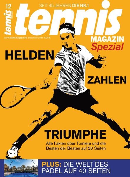 tennis Magazin – Dezember 2021 Cover