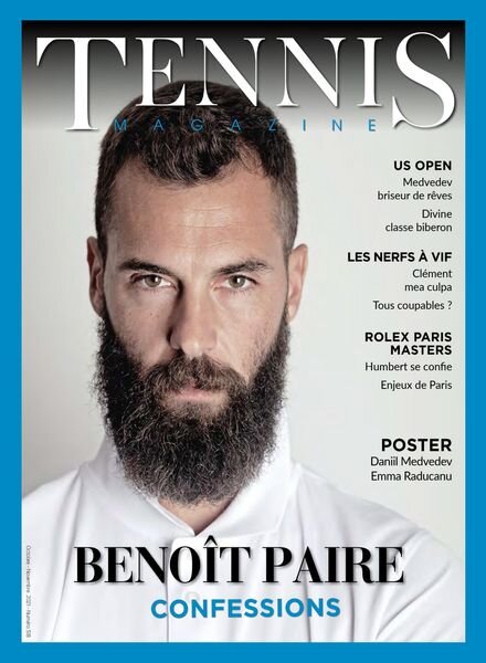 Tennis Magazine – Octobre-Novembre 2021 Cover