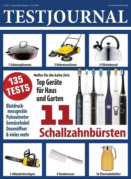 TESTJOURNAL – 19 November 2021 Cover