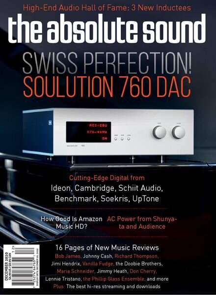 The Absolute Sound – December 2020 Cover