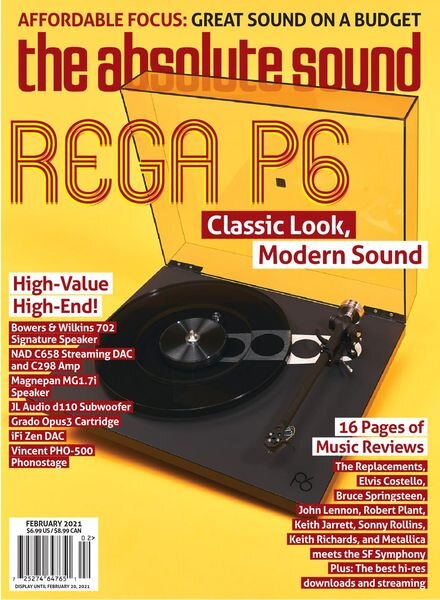 The Absolute Sound – February 2021 Cover
