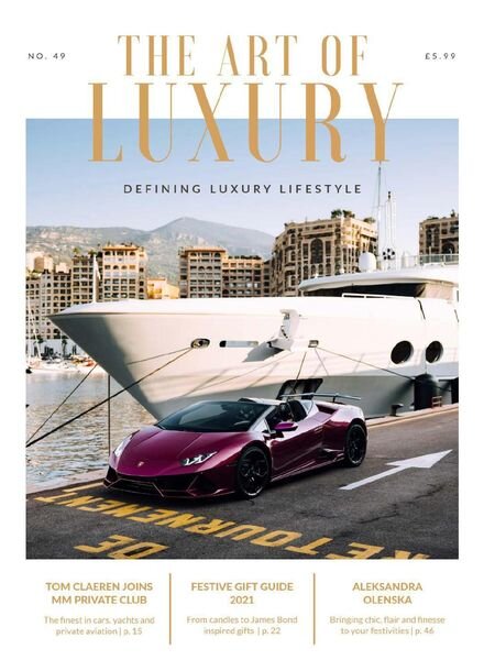 The Art of Luxury – Issue 49 2021 Cover