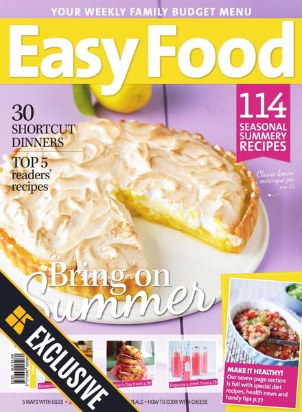 The Best of Easy Food – 18 May 2021 Cover