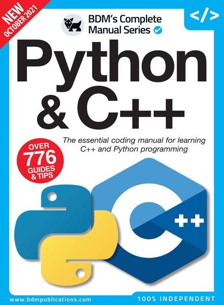 The Complete Python & C++ Manual – 22 October 2021 Cover