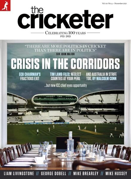 The Cricketer Magazine – November 2021 Cover
