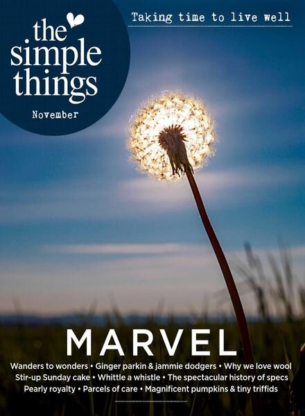 The Simple Things – November 2021 Cover