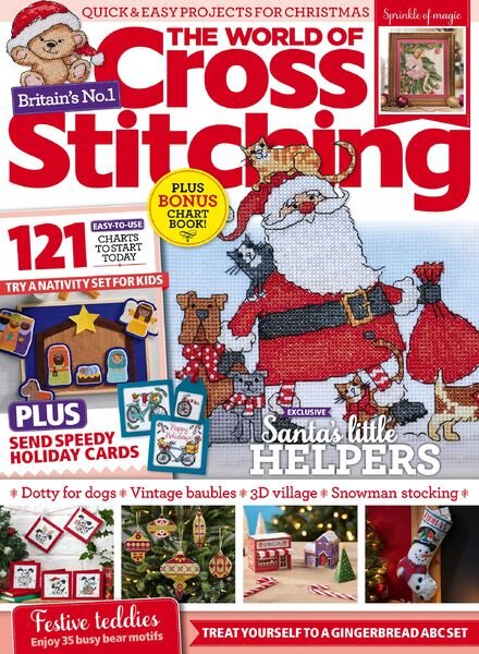 The World of Cross Stitching – December 2021 Cover