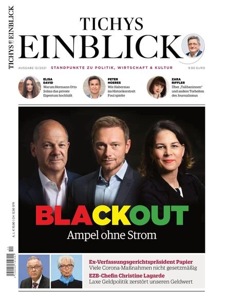 Tichys Einblick – 16 November 2021 Cover