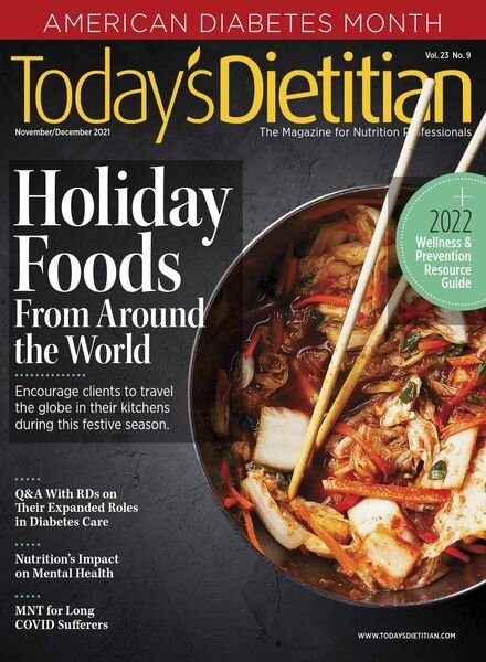 Today’s Dietitian – November-December 2021 Cover