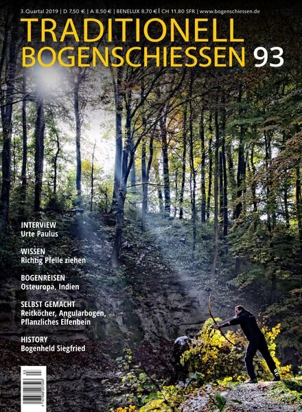 Traditionell Bogenschiessen – August 2019 Cover