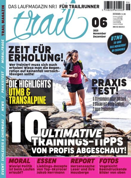 Trail Magazin – November-Dezember 2021 Cover