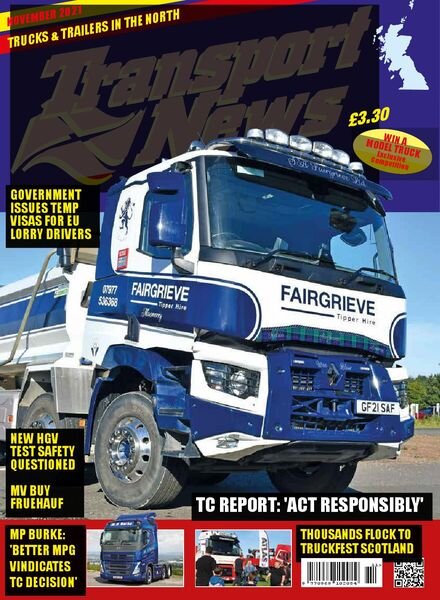 Transport News – November 2021 Cover