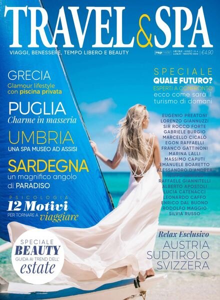 Travel & Spa – Agosto 2020 Cover