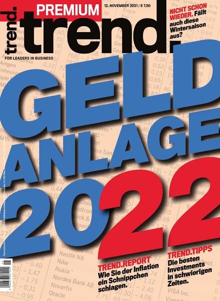 trend – 12 November 2021 Cover