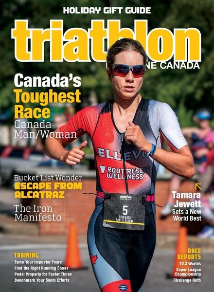 Triathlon Magazine Canada – Volume 16 Issue 6 – November 2021 Cover