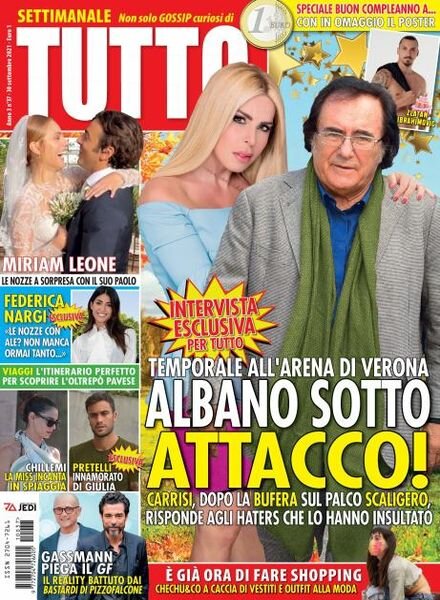 Tutto – 01 ottobre 2021 Cover