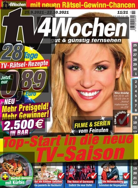 TV 4 Wochen – Nr11 2021 Cover