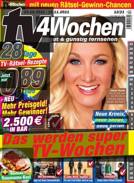 TV 4 Wochen – Nr12 2021 Cover