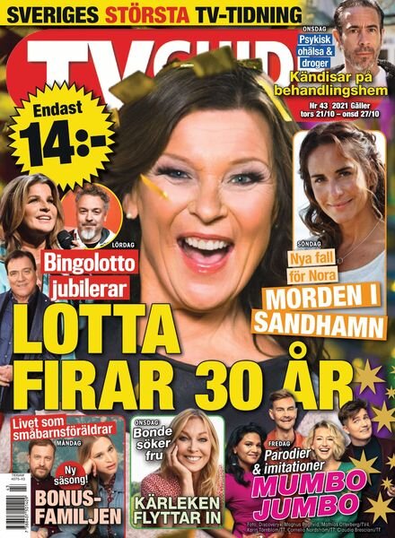 TV-Guiden – 19 oktober 2021 Cover