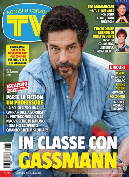 TV Sorrisi e Canzoni – 09 novembre 2021 Cover