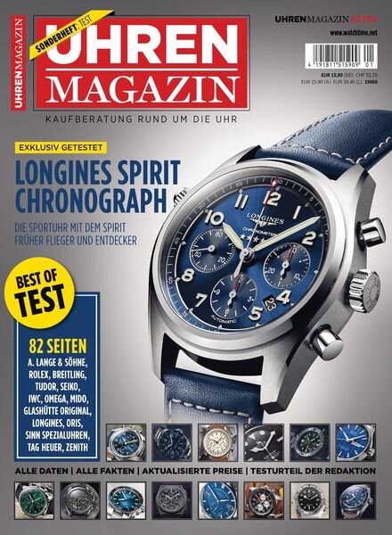 Uhren Magazin – 19 November 2021 Cover