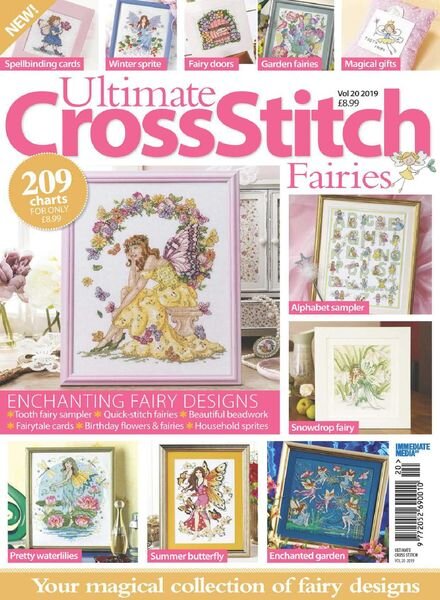Ultimate Cross Stitch Fairies – January 2019 Cover