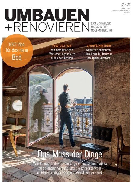 Umbauen + Renovieren – Februar 2021 Cover