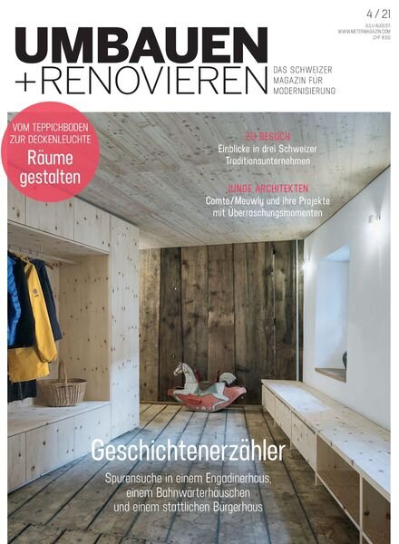 Umbauen + Renovieren – Juni 2021 Cover