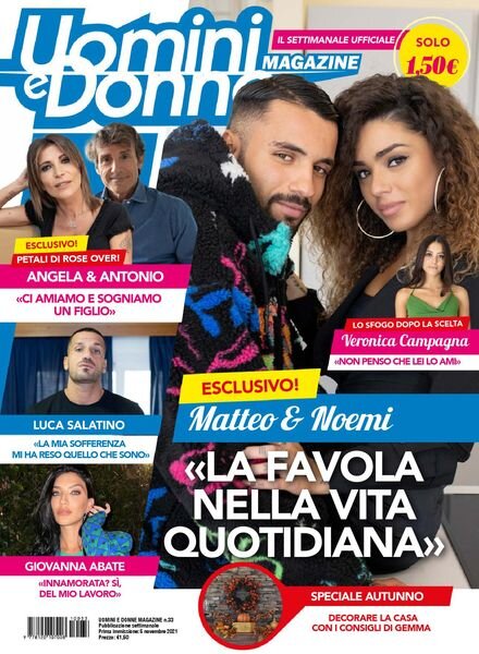 Uomini e Donne Magazine – 05 novembre 2021 Cover