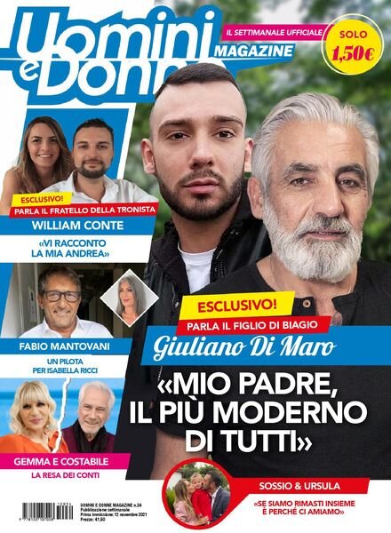 Uomini e Donne Magazine – 12 novembre 2021 Cover