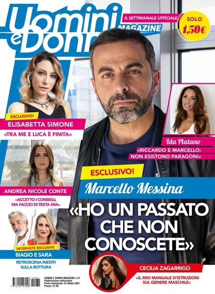Uomini e Donne magazine – 22 ottobre 2021 Cover