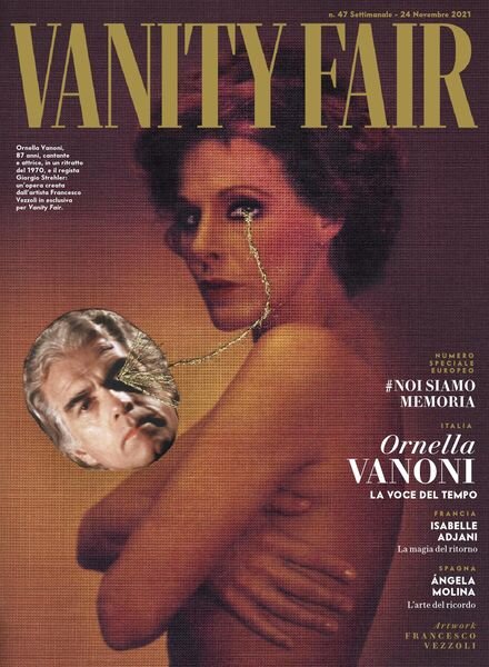 Vanity Fair Italia – 24 novembre 2021 Cover