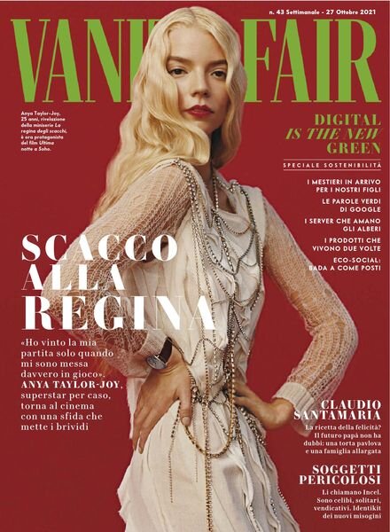 Vanity Fair Italia – 27 ottobre 2021 Cover