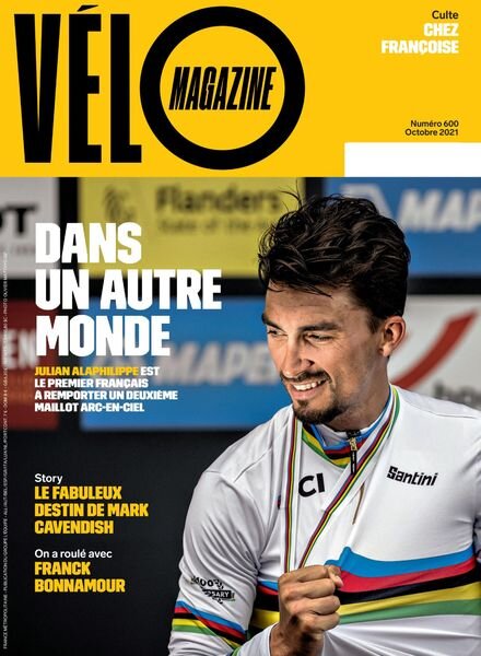 Velo Magazine – Octobre 2021 Cover
