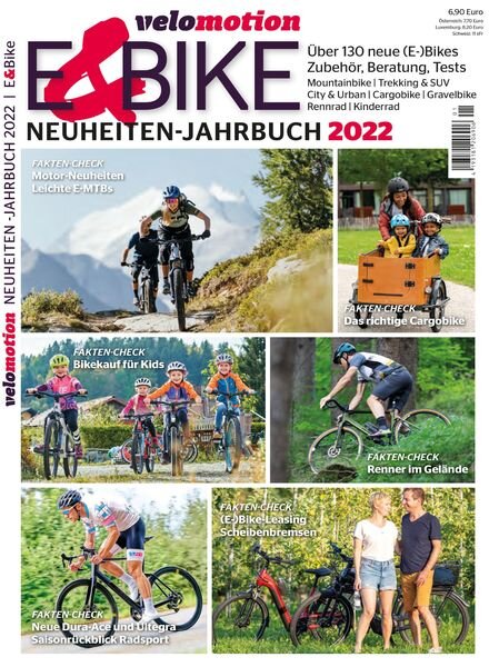 Velomotion Testjahrbuch (E)Bike – 26 Oktober 2021 Cover