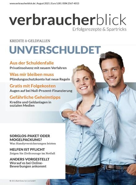 verbraucherblick – August 2021 Cover