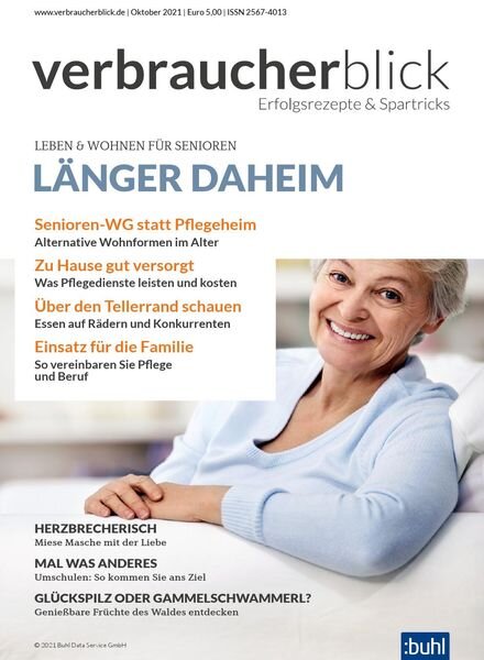 verbraucherblick – Oktober 2021 Cover