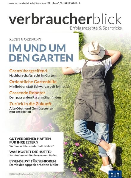 verbraucherblick – September 2021 Cover