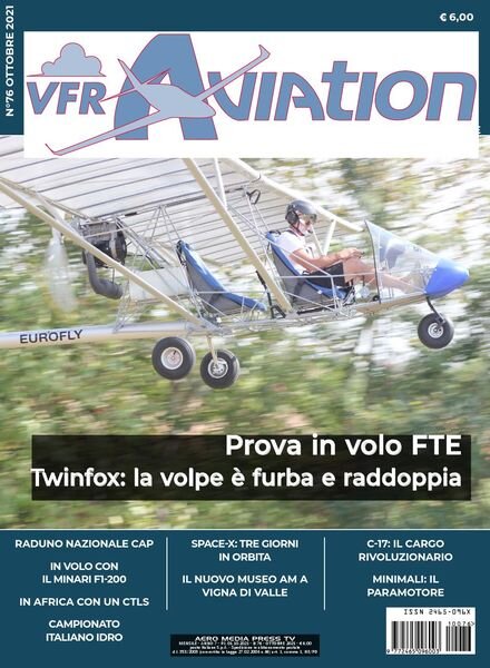 VFR Aviation – Ottobre 2021 Cover