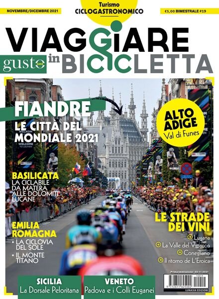 Viaggiare in bicicletta con Gusto – novembre 2021 Cover
