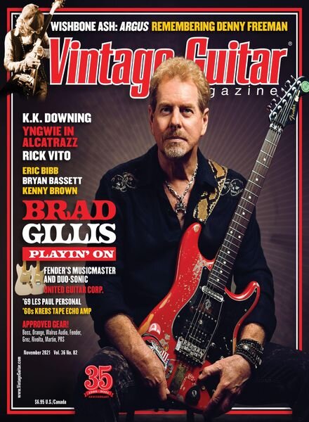 Vintage Guitar – November 2021 Cover