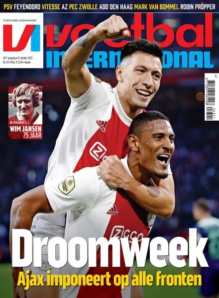 Voetbal International – 27 oktober 2021 Cover