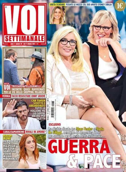 Voi – 14 ottobre 2021 Cover