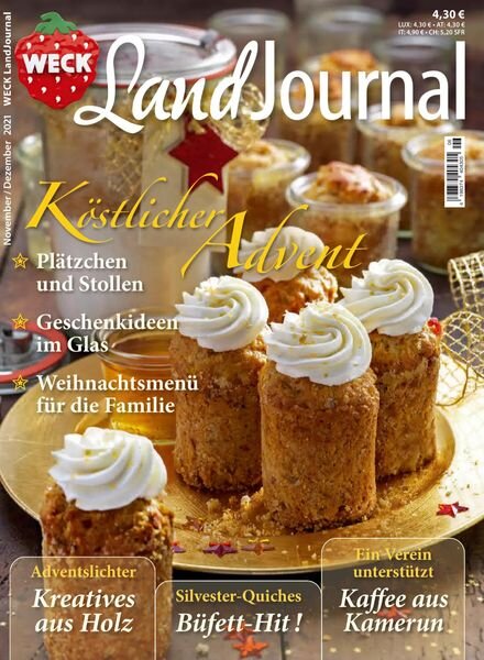 Weck LandJournal – November-Dezember 2021 Cover