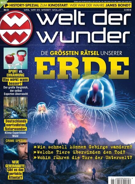 welt der wunder – 01 Oktober 2021 Cover