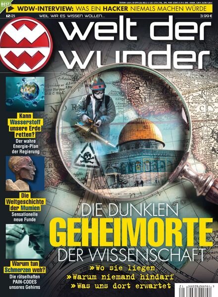 welt der wunder – November 2021 Cover